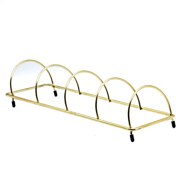 4 Section Plate Seller Rack (Brassed)