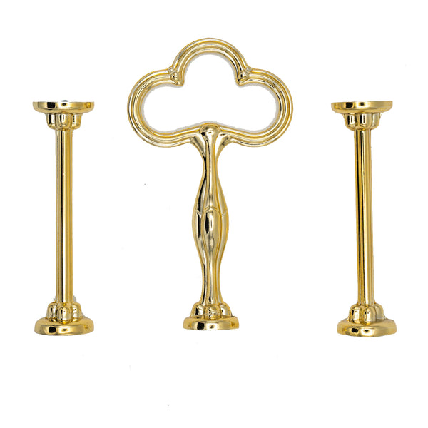 Cloverleaf Gold Finish