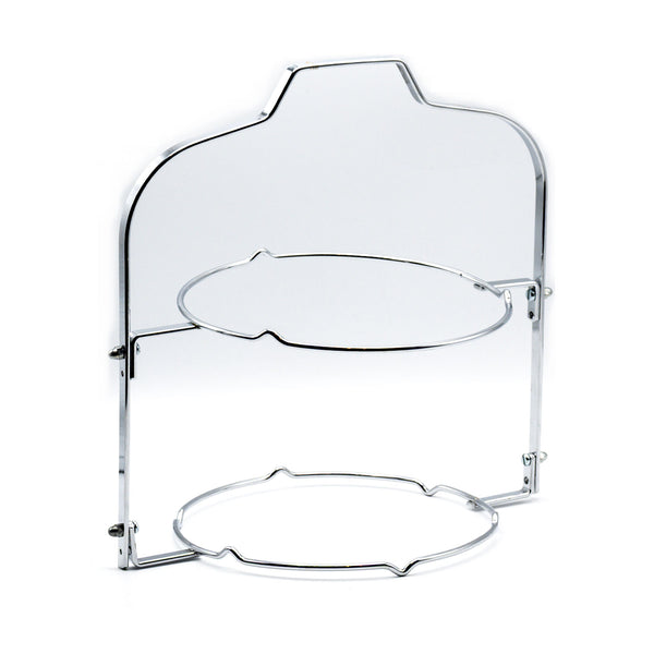 2 Tier Folding Cake Stand (Chrome)