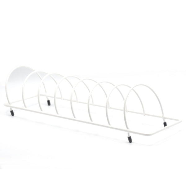 8 Section Plate Seller Rack (White)