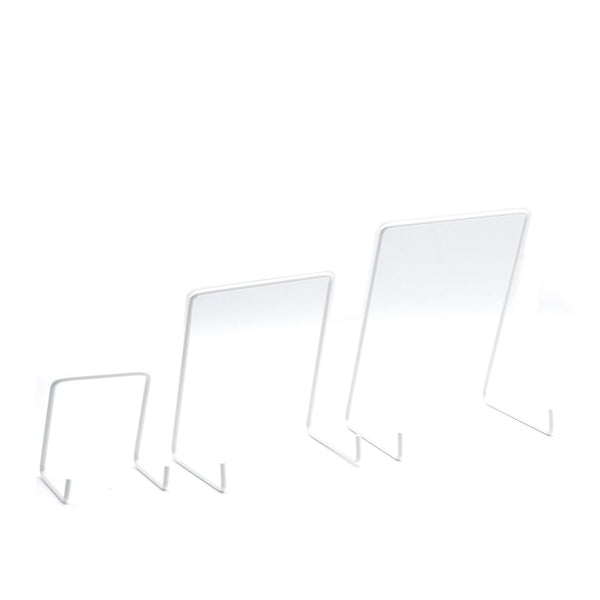 Wire Plate Stands (White)